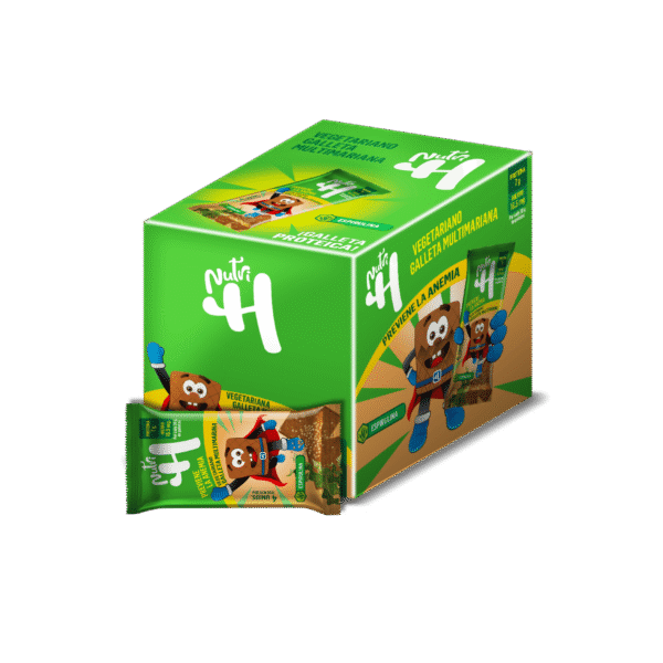 Galleta Nutri H vegetariana con cereales | 30 UNID