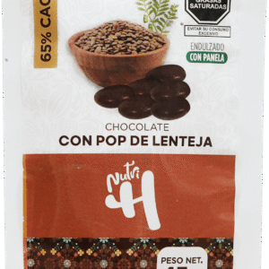 GRAGEA DE CHOCOLATE CON POP DE LENTEJA - 45GR