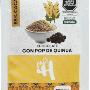 GRAGEA DE CHOCOLATE CON POP DE QUINUA – 45GR