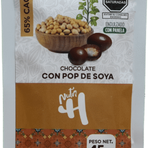 GRAGEA DE CHOCOLATE CON POP DE SOYA – 45GR